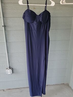 Long Blue Dress